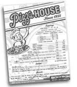 Click for Pizza House menu